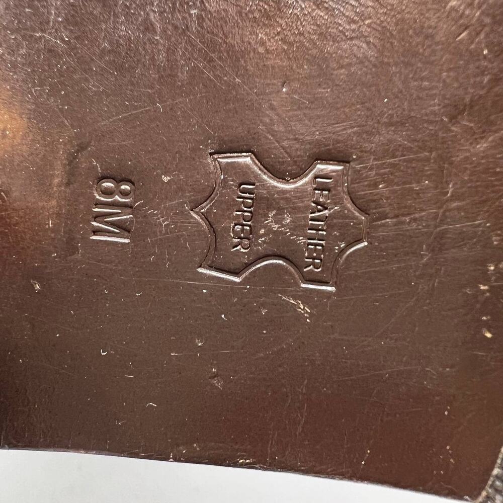 Tory Burch Boots Women's 8M Brown Leather Tall Equestrian Riding Boots Back Zip - Picture 15 of 16